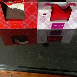 Charter Club  cozy slippers, ladies medium 7-8